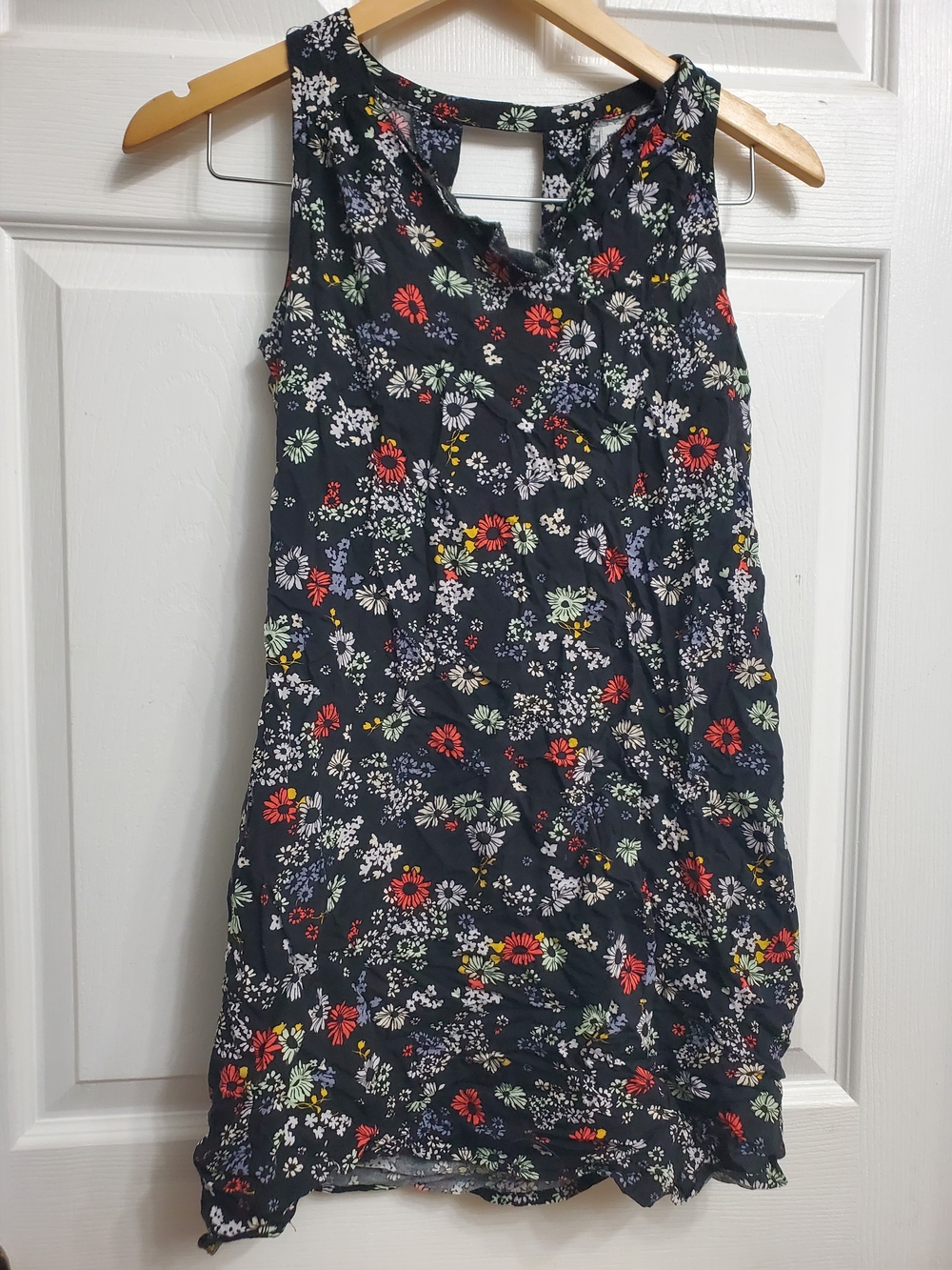 Old Navy Black Floral Shirt - SIZE XS